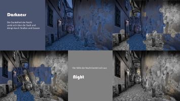 Walter Kirchner   Puzzle Darkness Night Blue Grey